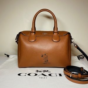 COACH SNOOPY X PEANUTS BENNETT SATCHEL CROSSBODY